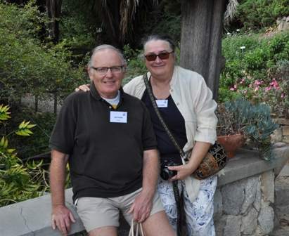 Rosie Peddle and her husband, Rob