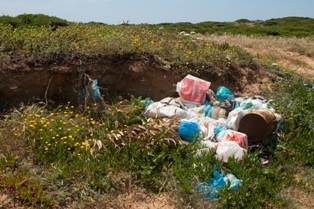 Litter at Cape St. Vincent