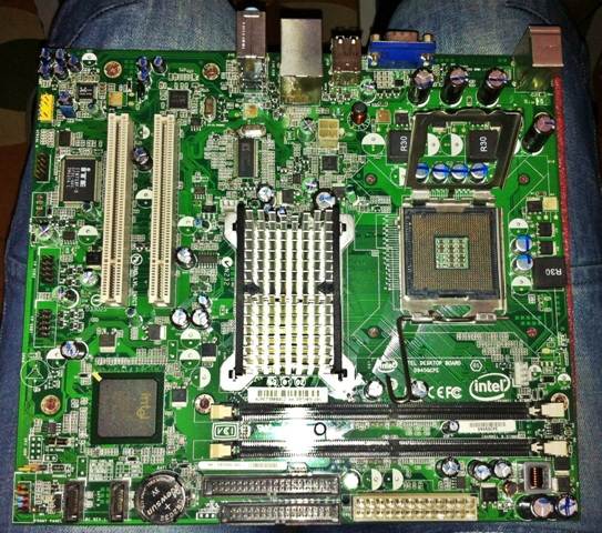 A silicon chip