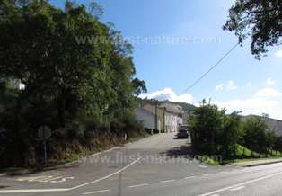 The road junction just outside Meia Viana