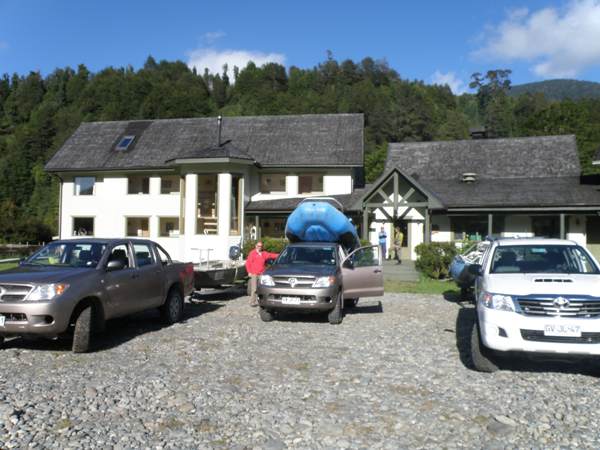 Ready to leave the lodge