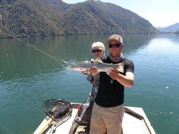 A typical Lake Rosselot Rainbow Trout