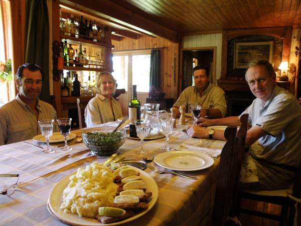 Dinner at Tres Lagos