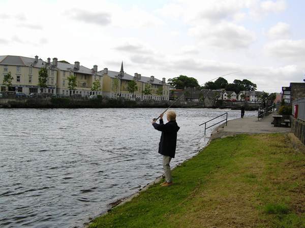 The famous Ridge Pool on the River Moy