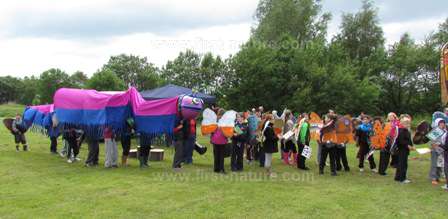 The opening parade at Aberbargoed Grasslands NNR
