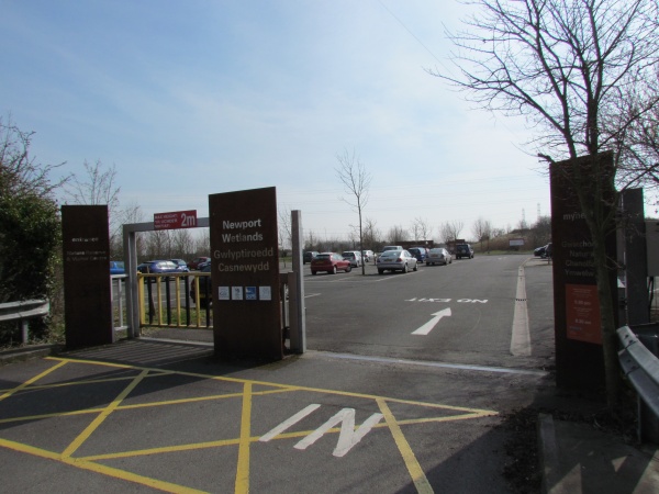 The entrance to Newport Wetlands NNR