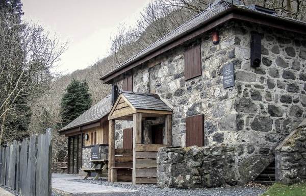 The new cafe and centre at Cadair Idris