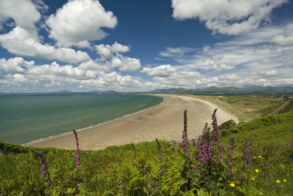 A view across Morfa Harlech