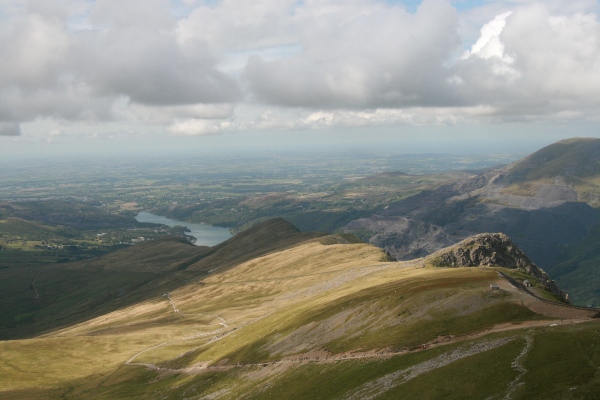 The scenery from Snowdon