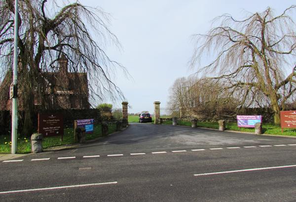 The entrance to the park