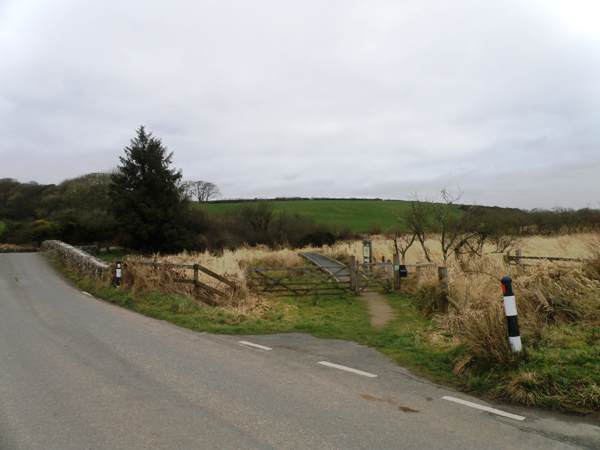 Entrance to Llangloffan Fen NNR