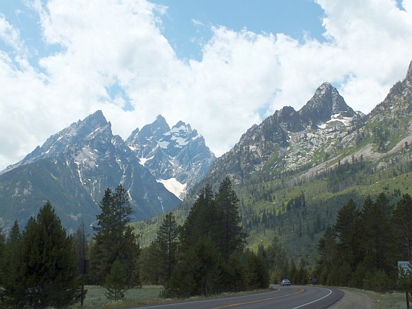 The Teton mountain range